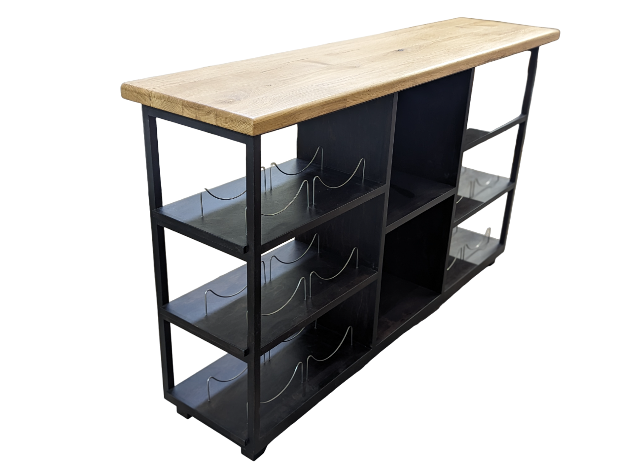 Oregon Oak Barrel Storage Cabinet