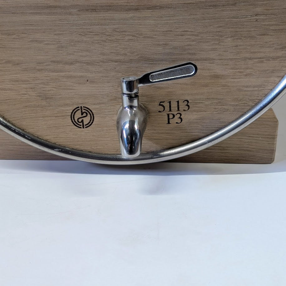 American Oak 5-Gallon (19L) Barrel Display Stand