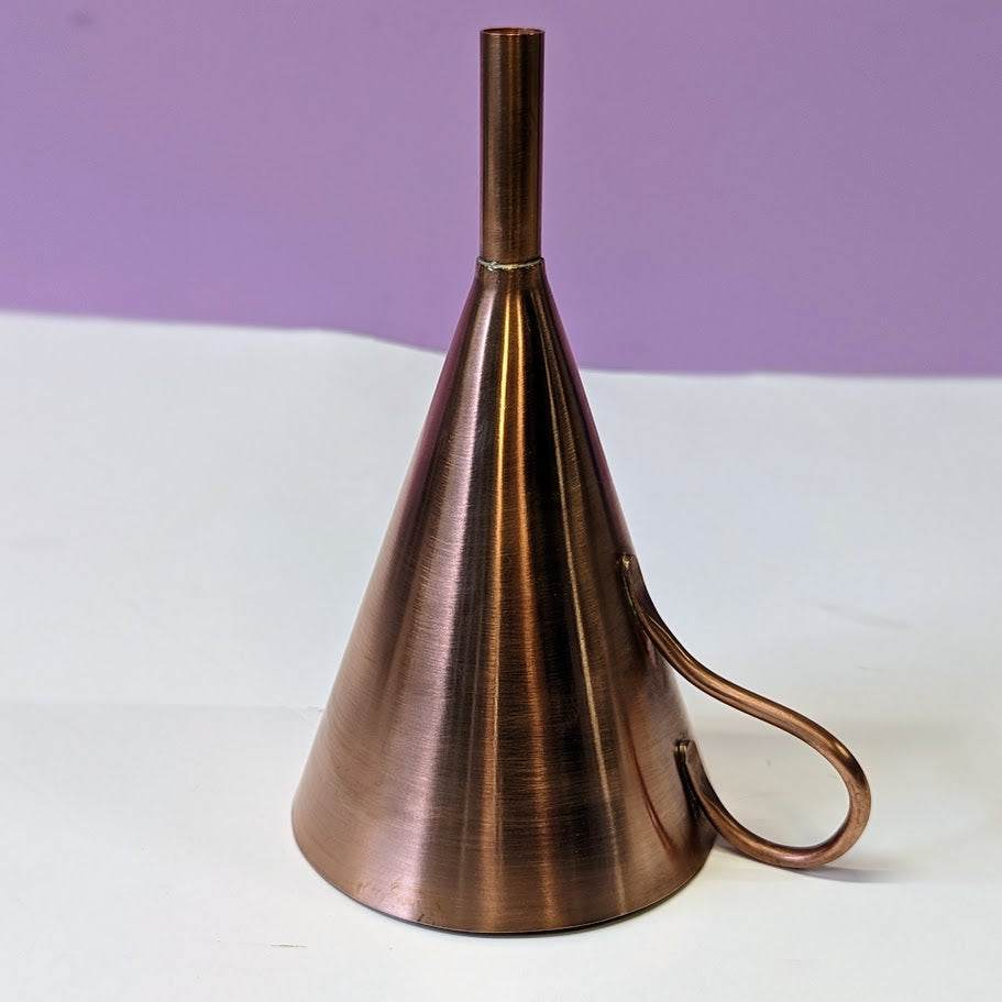 Handmade Solid Copper Funnel